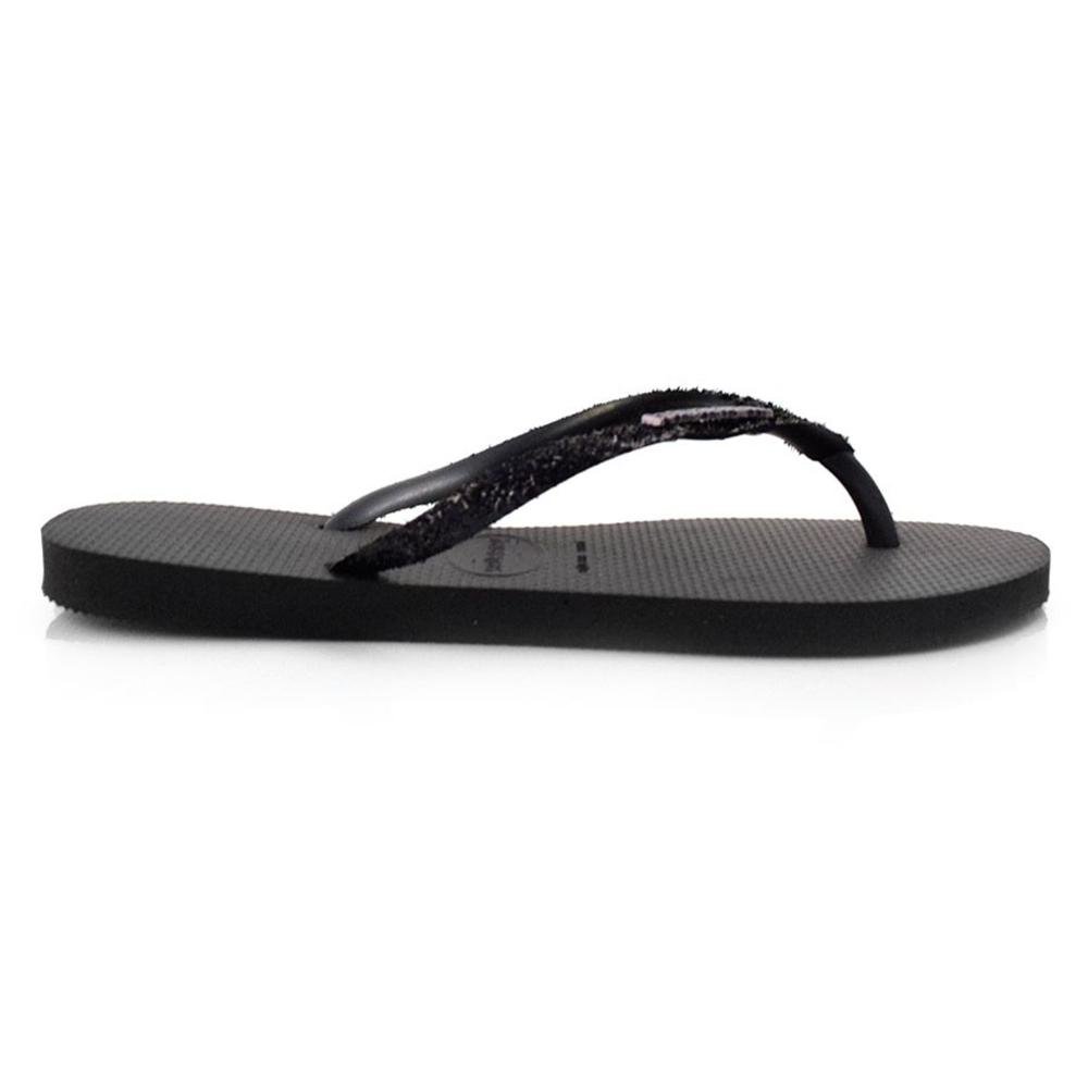 Chinelo Havaianas Slim Glitter II 4146975 AD Preto 3
