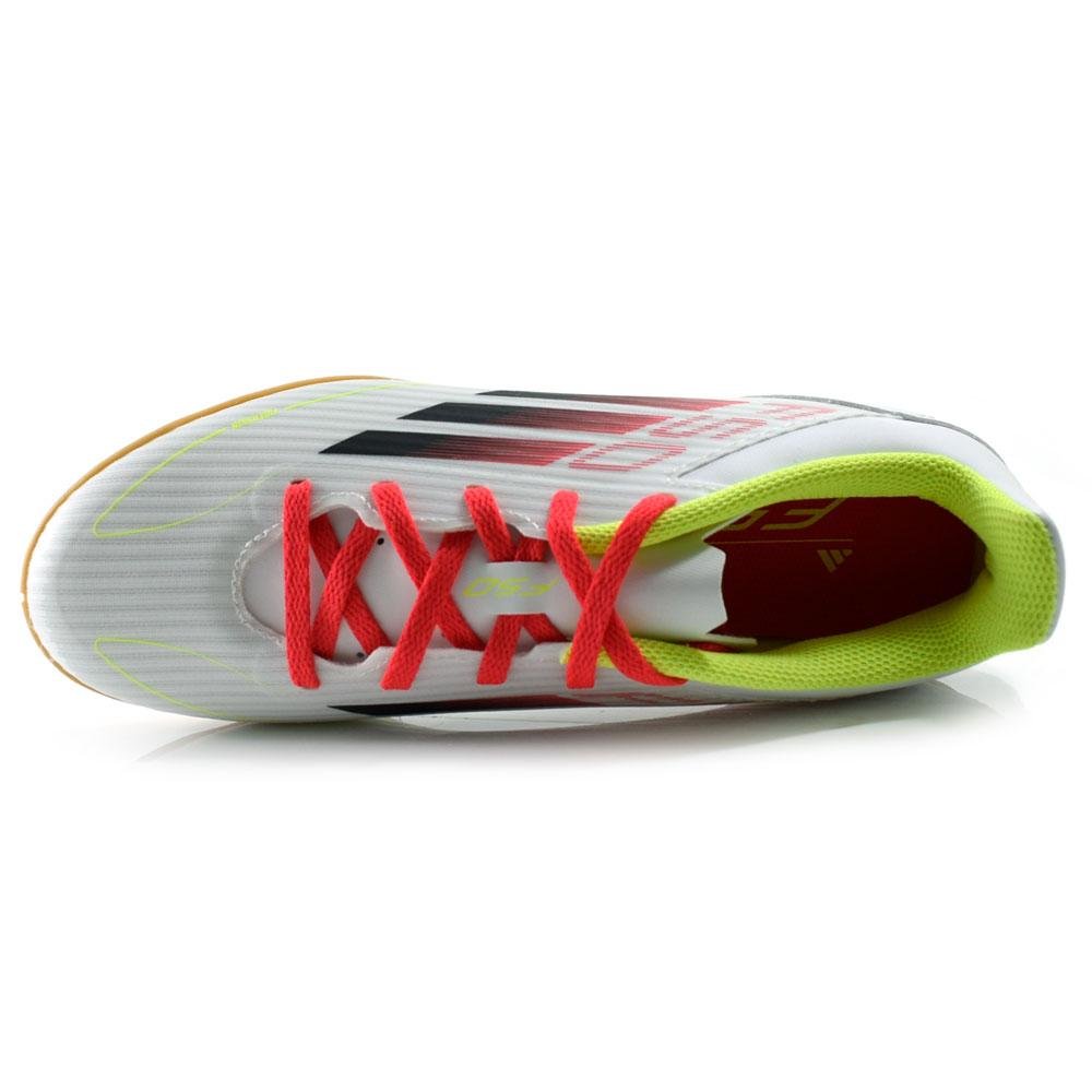 Chuteira de Futsal Adidas F50 IE1222 Branco 6