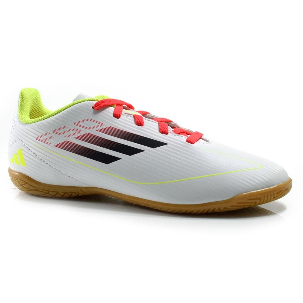 Chuteira Juvenil Adidas Futsal Rabisco JJ6361 Laranja/Preto