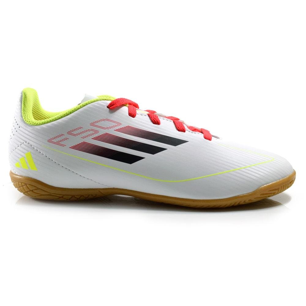 Chuteira Futsal Infantil Adidas F50 IE3735 Branco 3