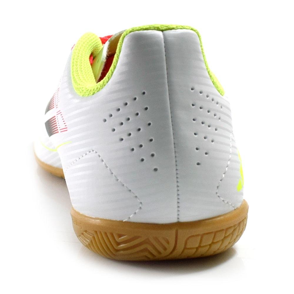 Chuteira Futsal Infantil Adidas F50 IE3735 Branco 4