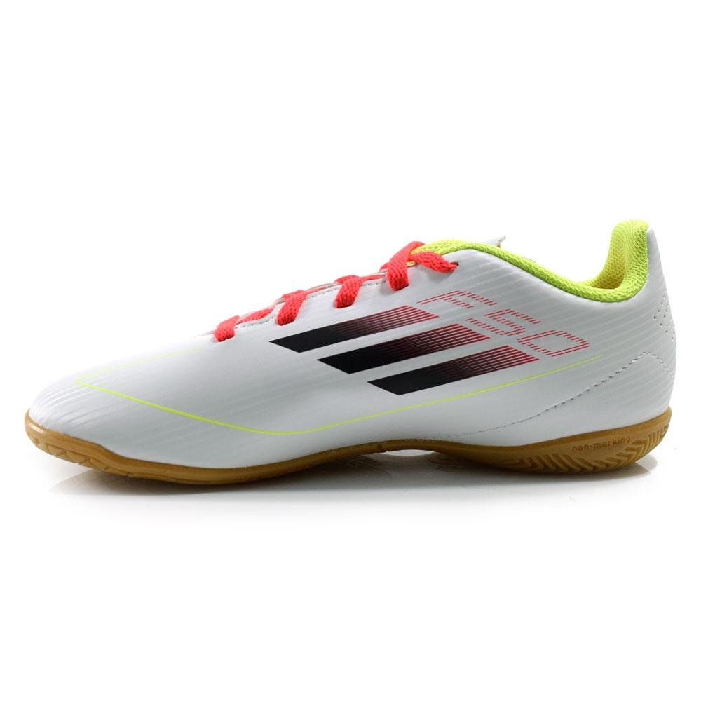 Chuteira Futsal Infantil Adidas F50 IE3735 Branco 5