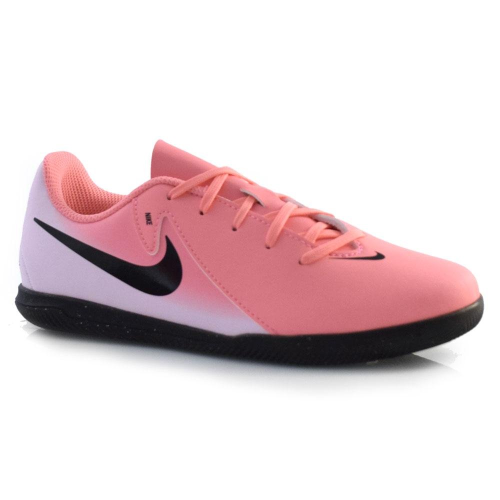 Chuteira de Futsal Infantil Nike Phanton FJ2606-600 JR Rosa 1