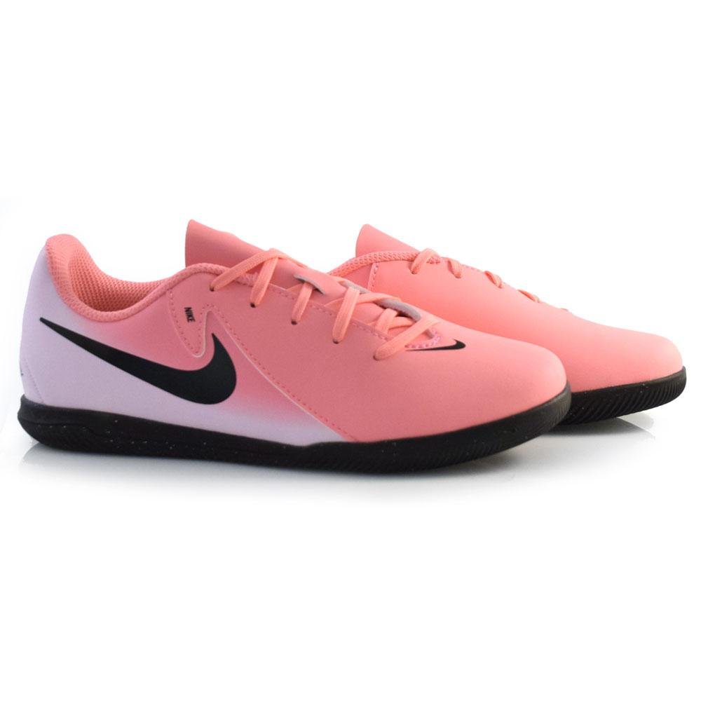 Chuteira de Futsal Infantil Nike Phanton FJ2606-600 JR Rosa 2