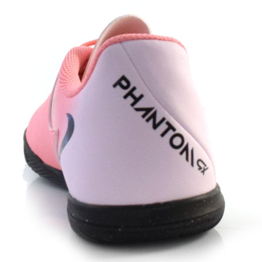Chuteira de Futsal Infantil Nike Phanton FJ2606-600 JR Rosa 4