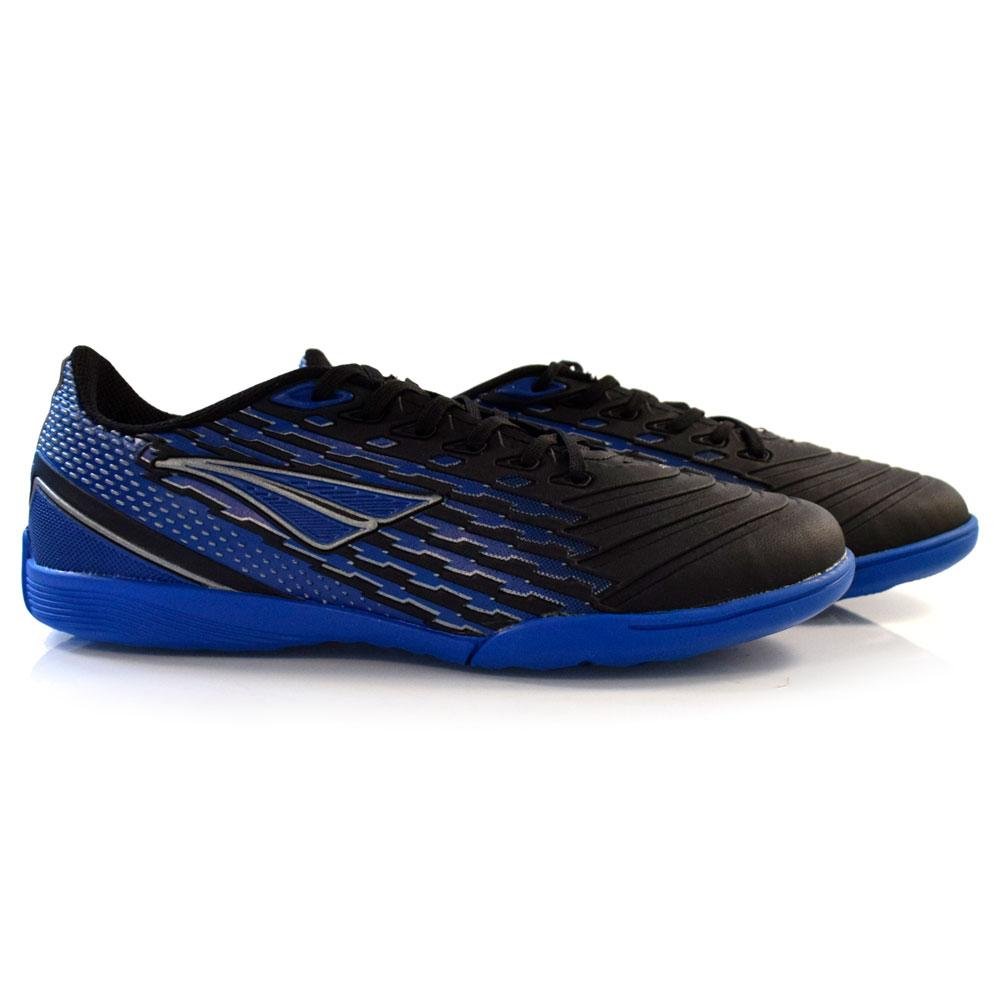 Chuteira de Futsal Penalty Garra 124277 Preto/Azul/Branco