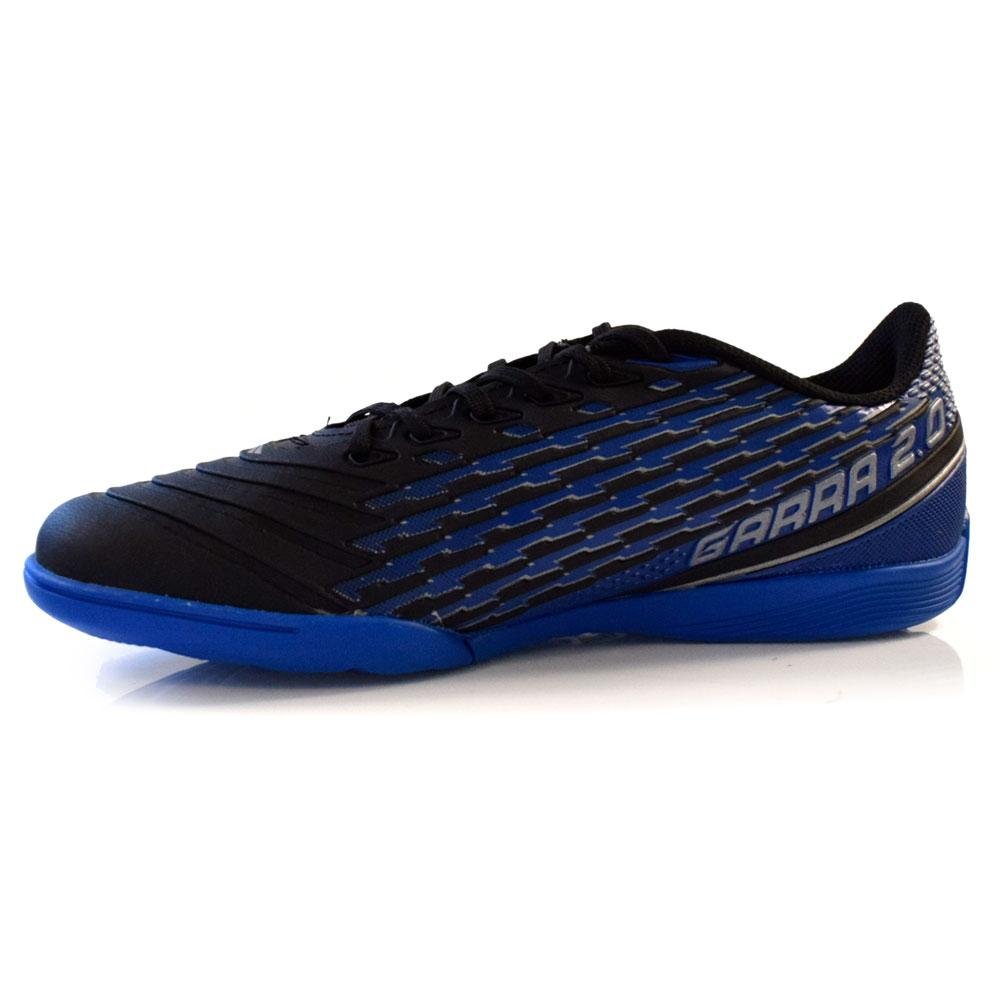 Chuteira de Futsal Penalty Garra 124277 Preto/Azul/Branco