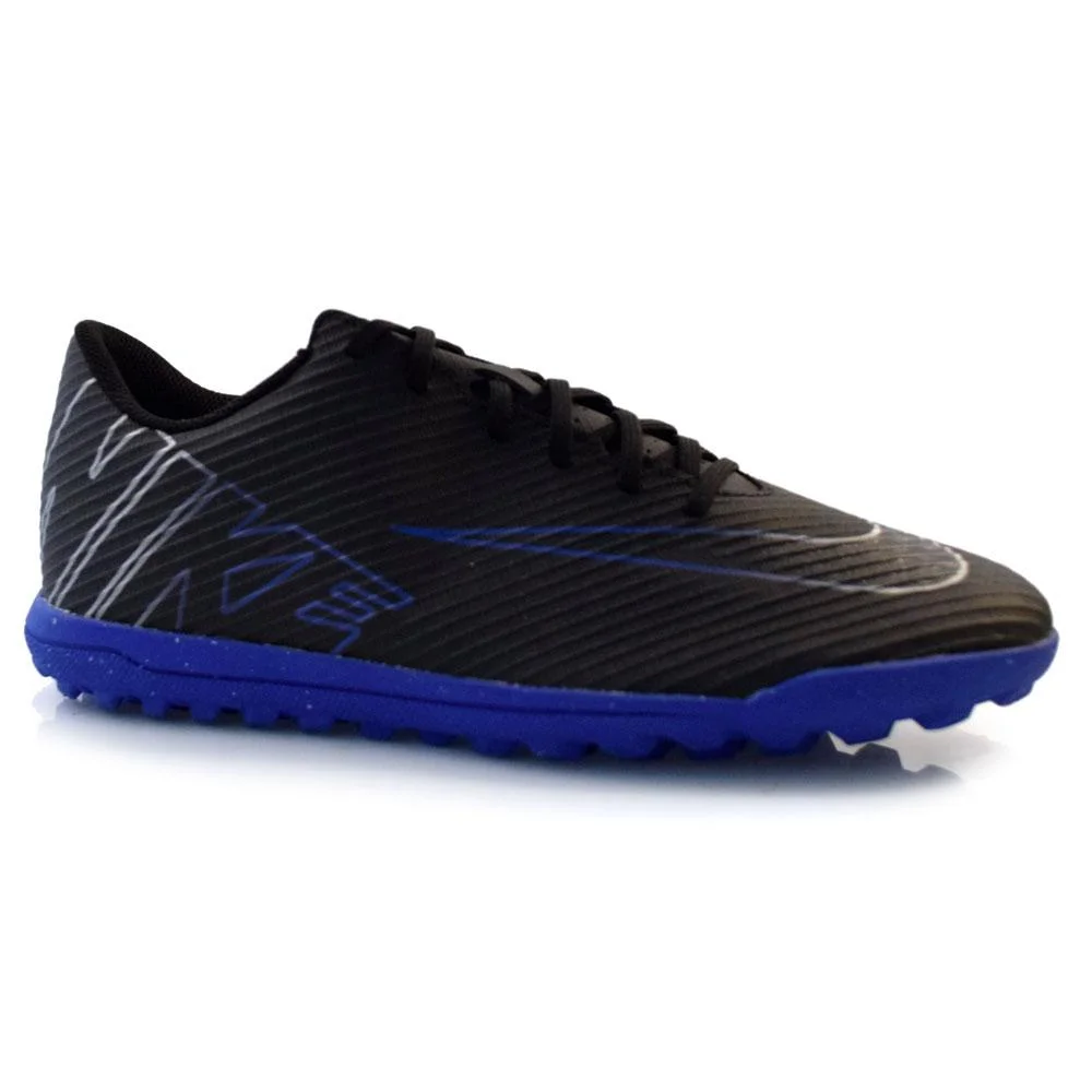 Chuteira Society Nike Vapor 15 DJ5968-040 Preto/Azul/Branco