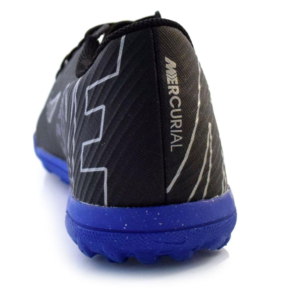 Chuteira Society Nike Vapor 15 DJ5968-040 Preto/Azul/Branco 5