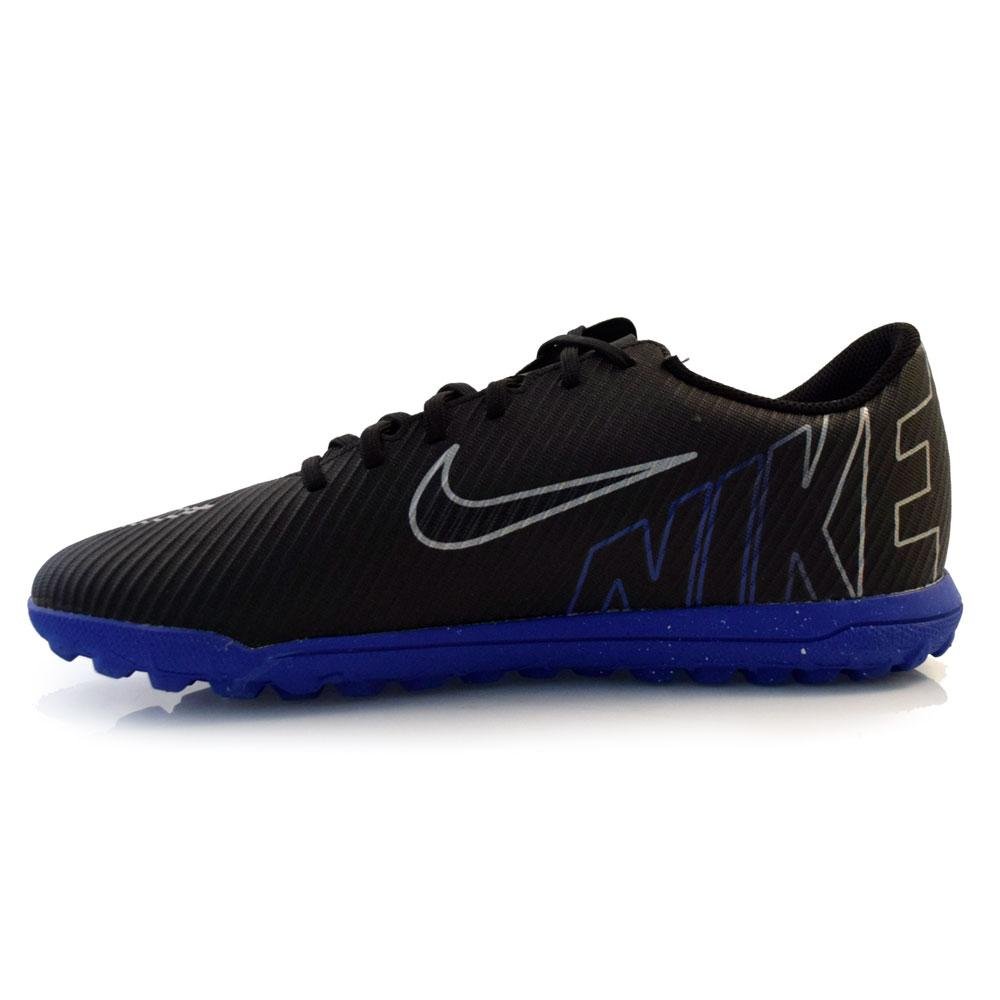 Chuteira Society Nike Vapor 15 DJ5968-040 Preto/Azul/Branco