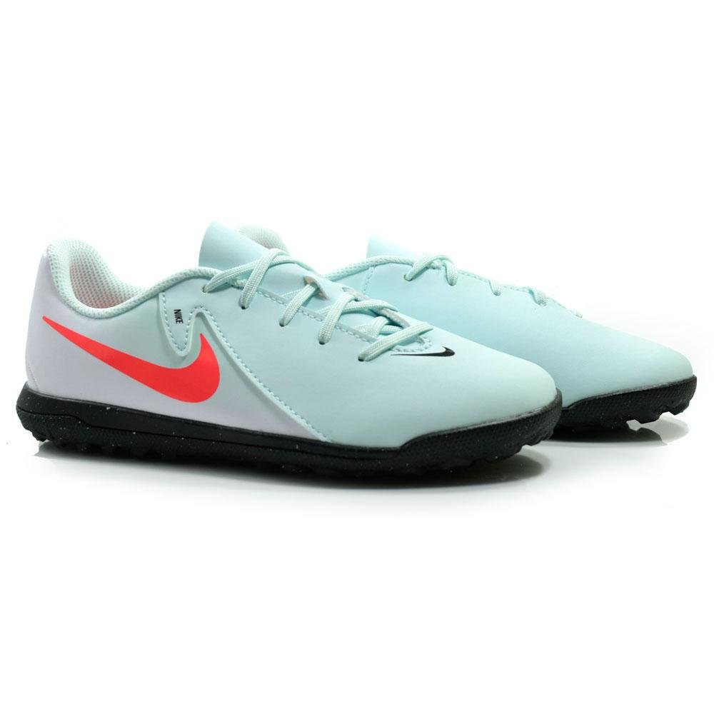 Chuteira Society Infantil Nike Phantom FJ2604-300 JR Verde 2