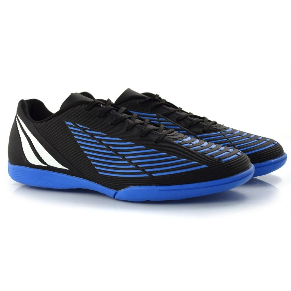 Chuteira Indoor Penalty Lider 124248 Preto/Azul/Branco 2