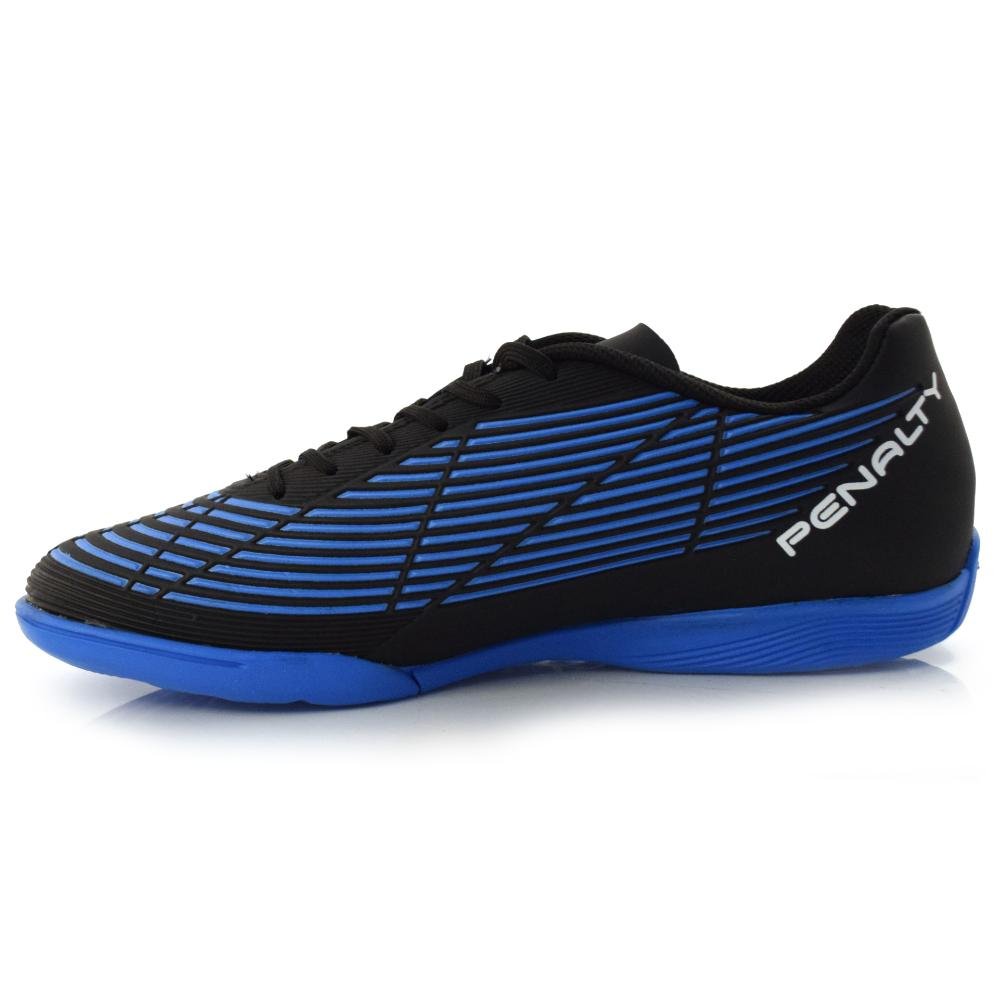Chuteira Indoor Penalty Lider 124248 Preto/Azul/Branco 5