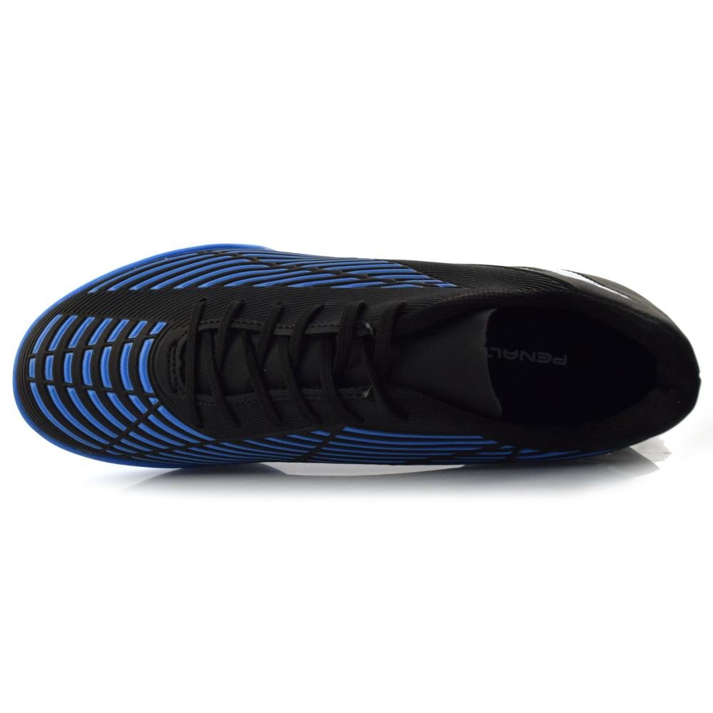 Chuteira Indoor Penalty Lider 124248 Preto/Azul/Branco 6