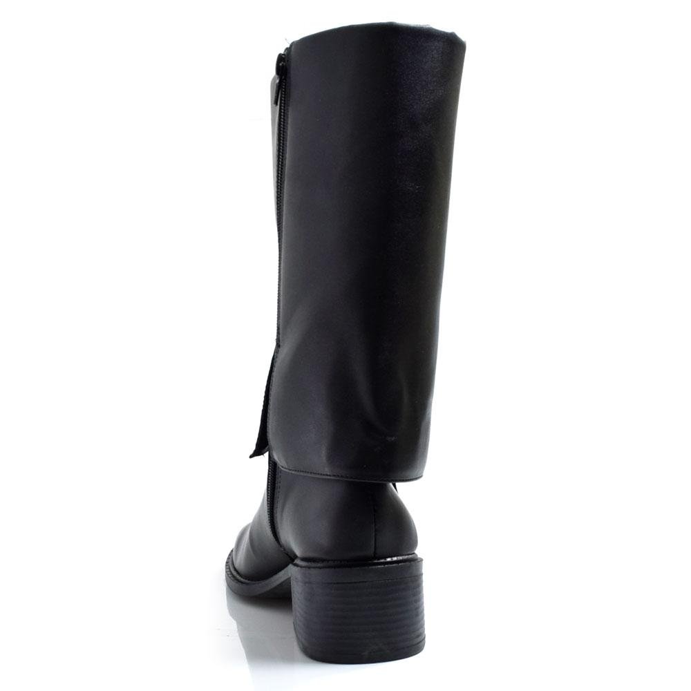 Bota com Lapela Feminina Quiz 69-1938-17 Preto 4