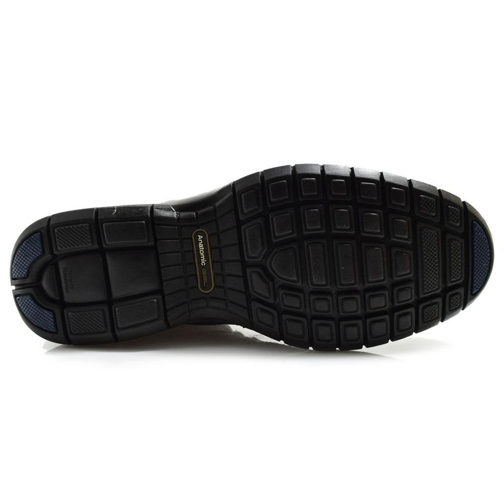 Coturno Masculino de Couro Anatomic Gel Marrom 7