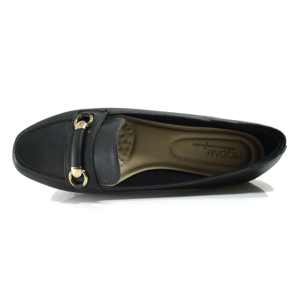 Mocassim Feminino Modare 7016.1004.21736 Preto 6