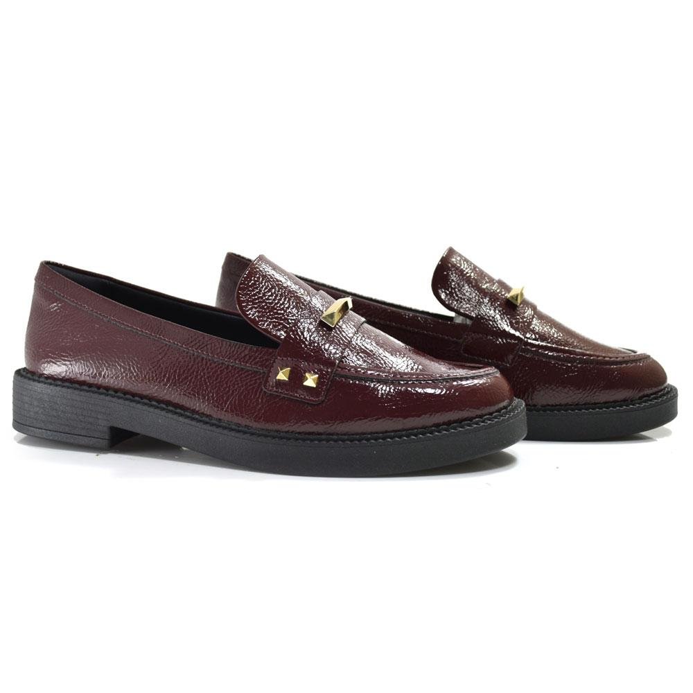 Mocassim Feminino Ramarim 2511102 Bordô 2