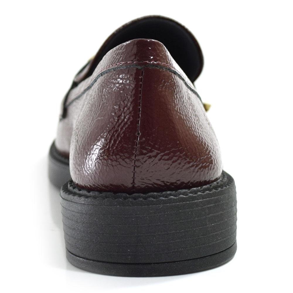 Mocassim Feminino Ramarim 2511102 Bordô 4