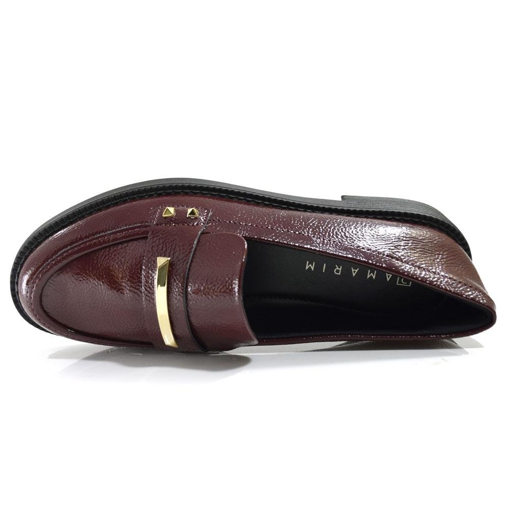 Mocassim Feminino Ramarim 2511102 Bordô 6