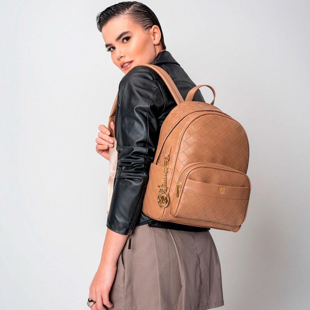 Mochila Feminina Via Marte B2-614-01 Marrom 5