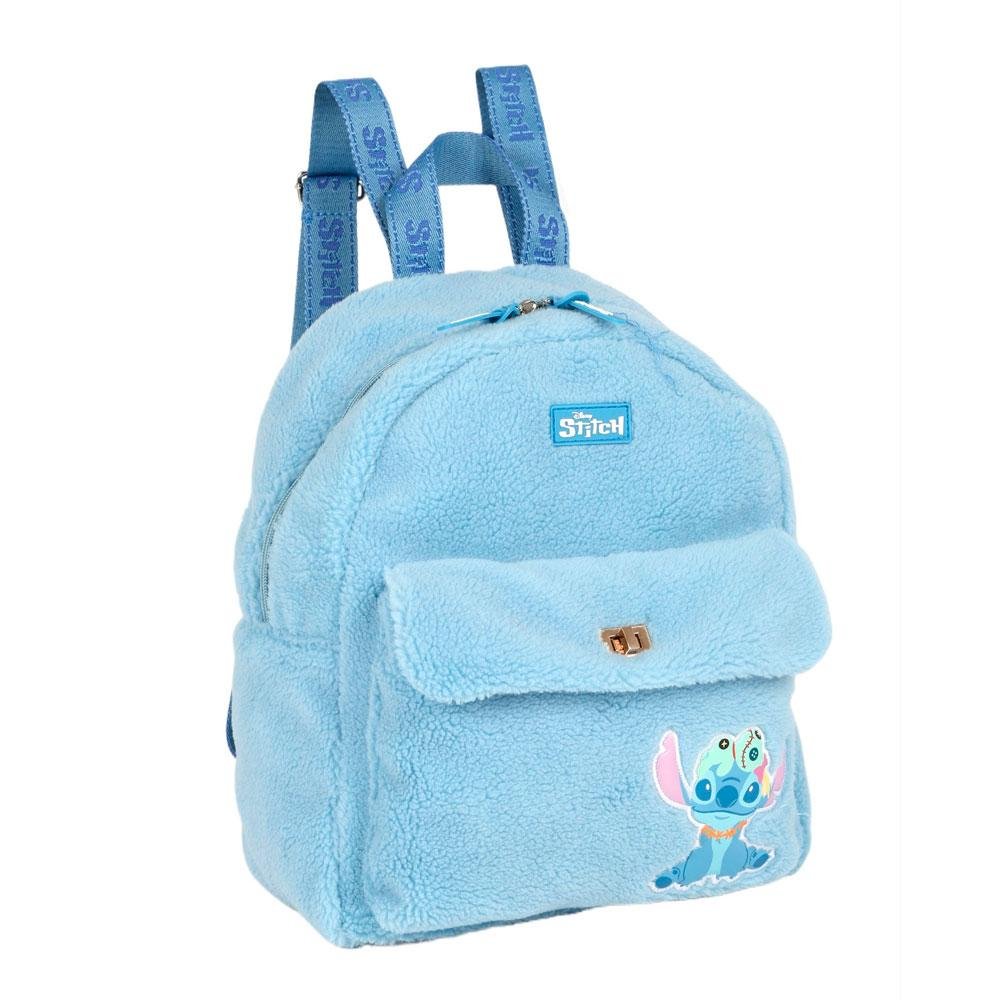 Mochila Infantil Stitch Luxcel BS76024SC Azul 2