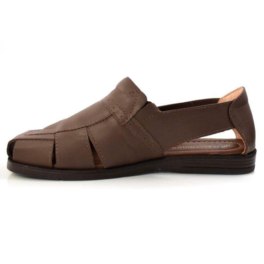 Papete de Couro Masculina Italianinho 34719 Marrom 5
