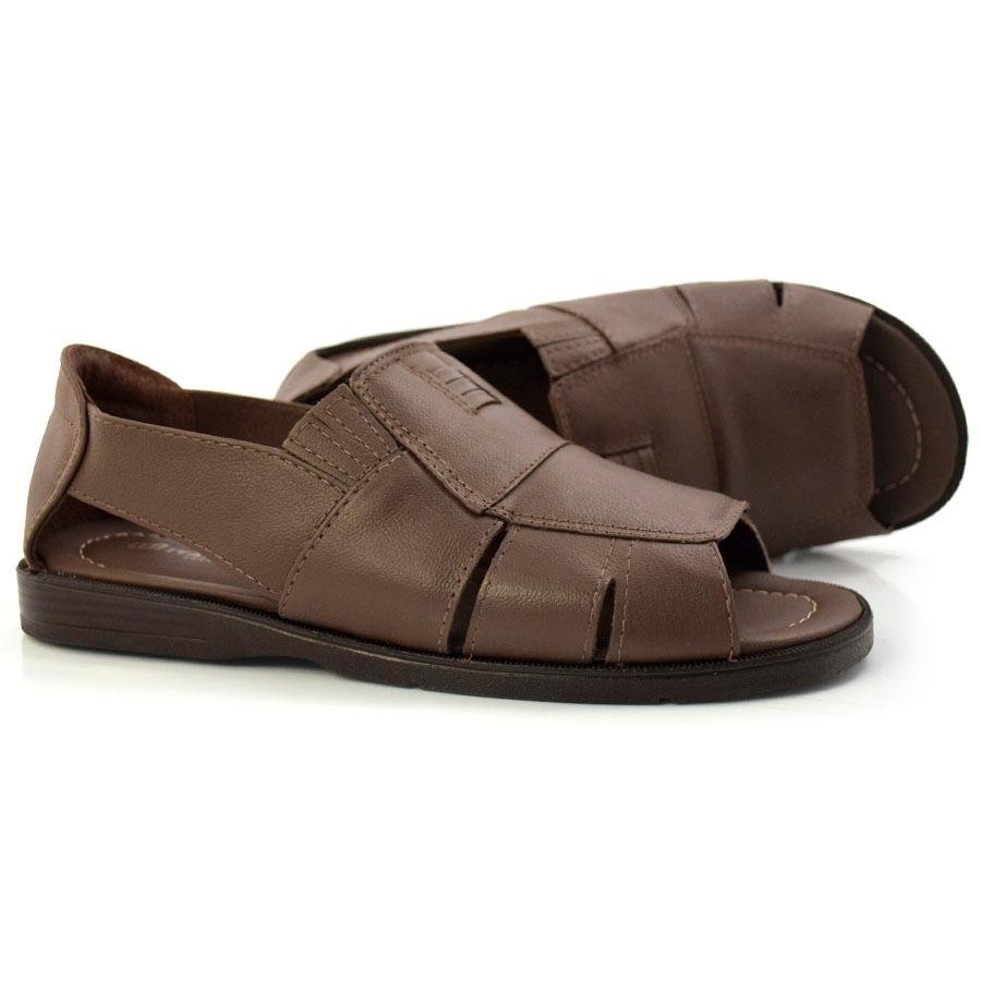 Papete de Couro Masculina Italianinho 34506 Marrom 2
