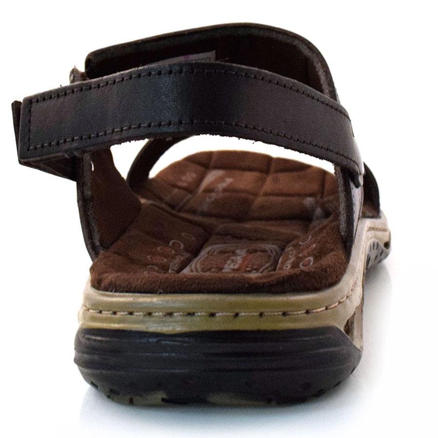 Papete Masculina de Couro Pegada 131662 Marrom 3