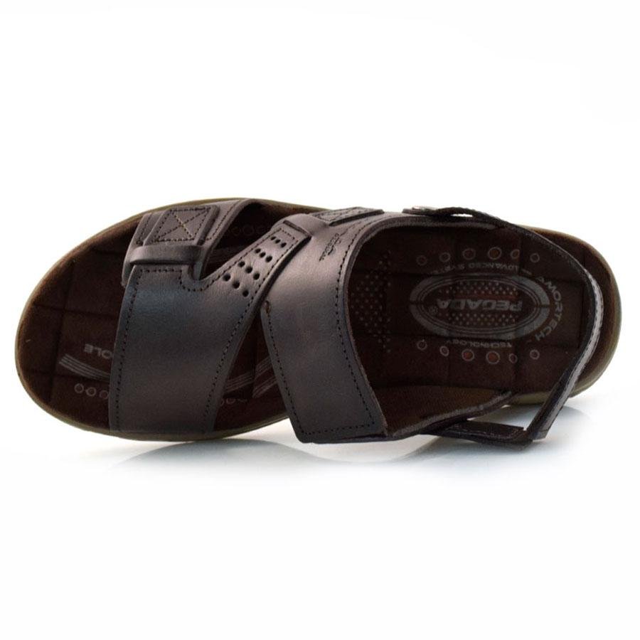 Papete Masculina de Couro Pegada 131662 Marrom 5