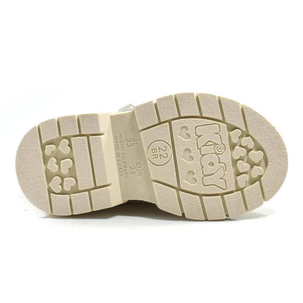 Coturno Infantil Kidy 084-0109 Bege 7