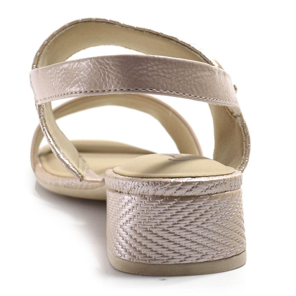 Sandália de Salto Bloco Feminina Comfortflex 2555303 Rosa 4