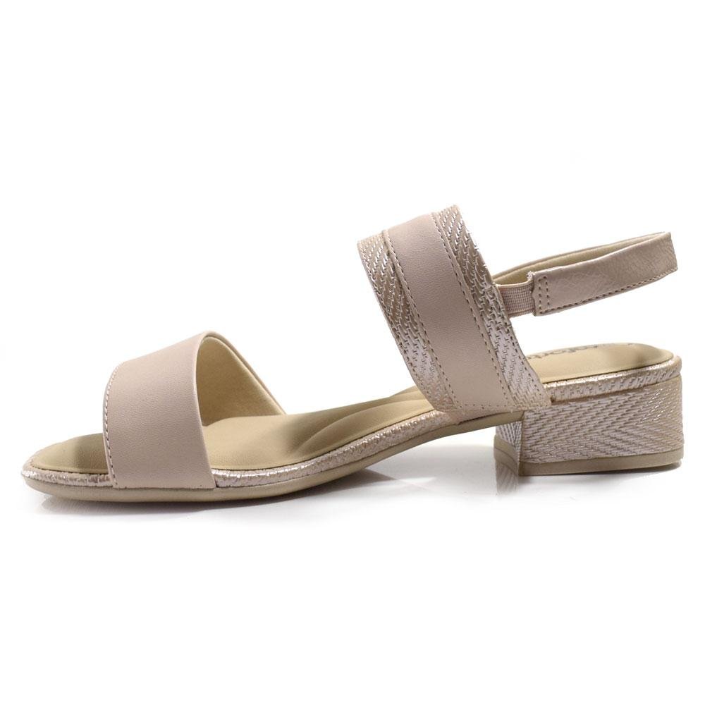 Sandália de Salto Bloco Feminina Comfortflex 2555303 Rosa 5