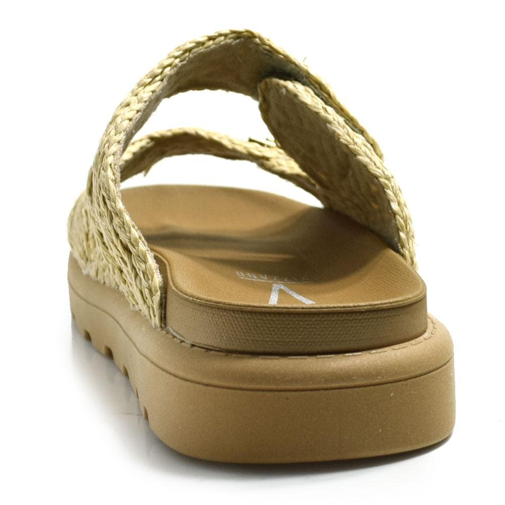 Sandália Flat Feminina Vizzano Bege 4