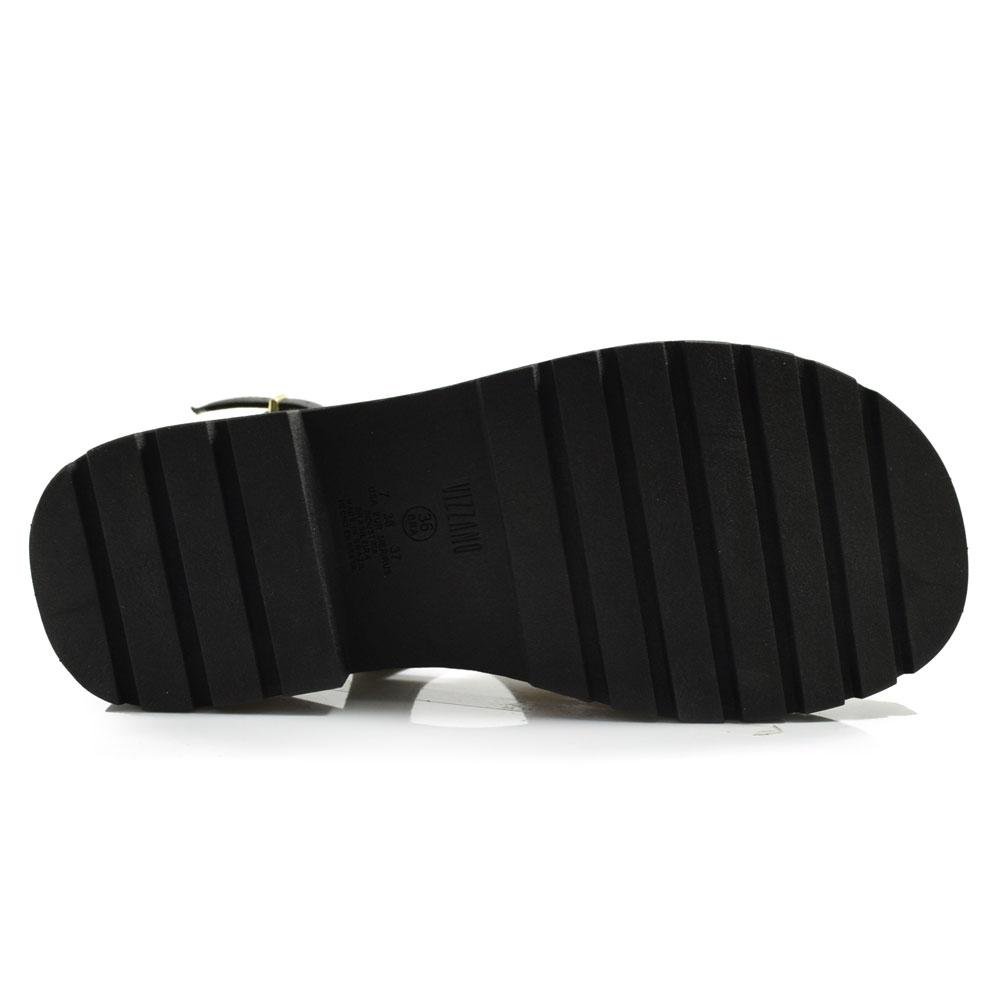 Sandália Flat Feminina Vizzano 6499.122.7286 Preto 7