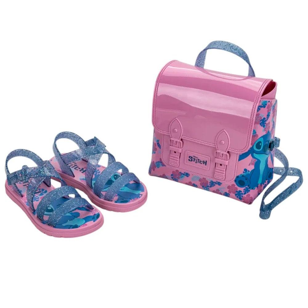 Sandália Infantil Grendene Stitch com Mochila 23247