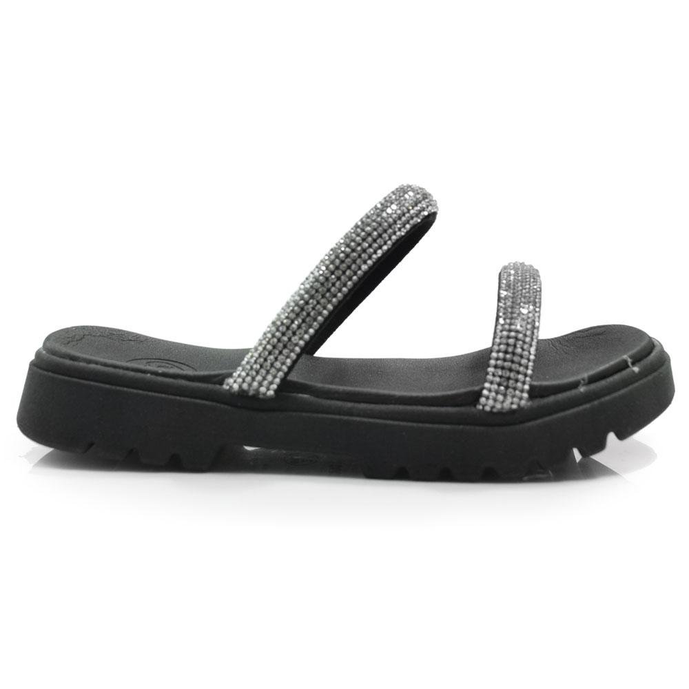 Sandália Flat Infantil Molekinha 2344.127.26466 Preto 3