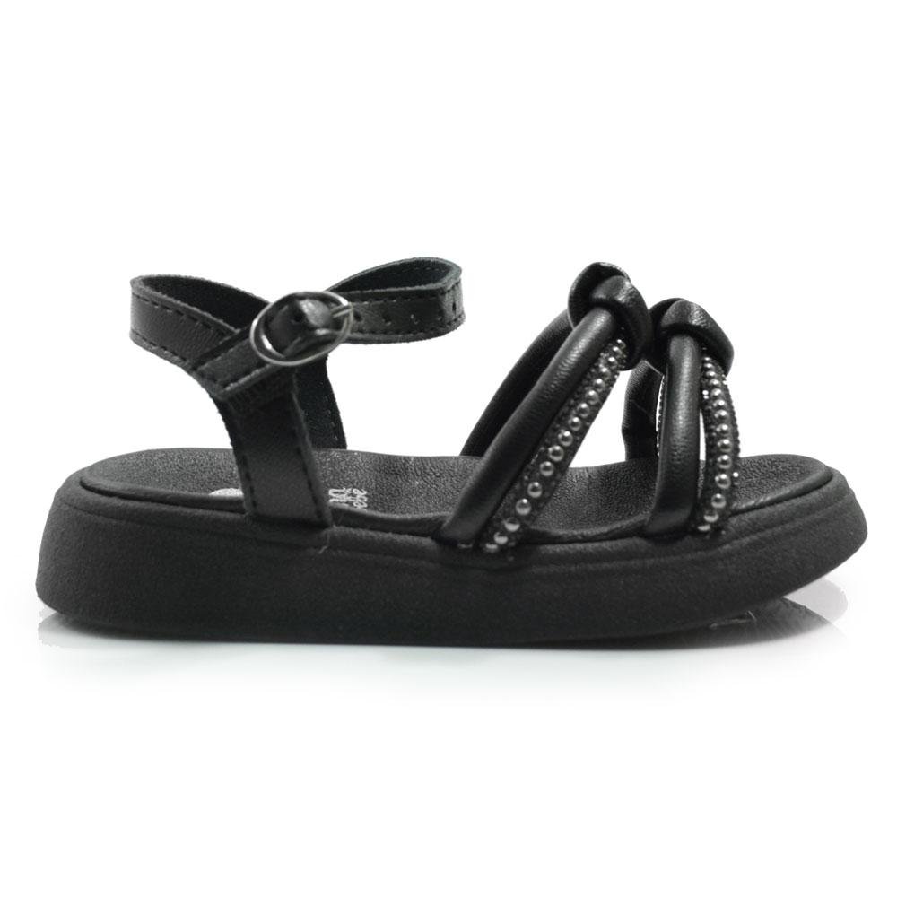 Sandália Flat Infantil Molekinha 2733.103.28249 Preto 3