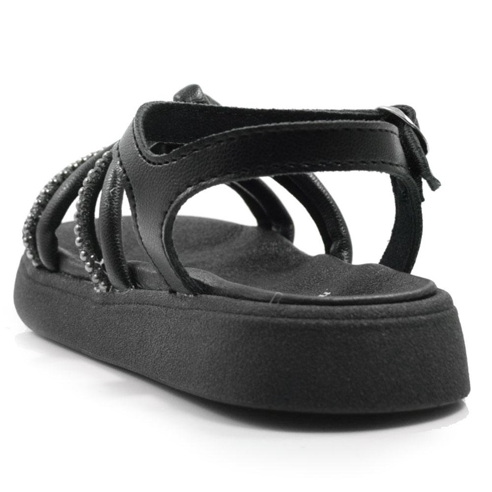 Sandália Flat Infantil Molekinha 2733.103.28249 Preto 4
