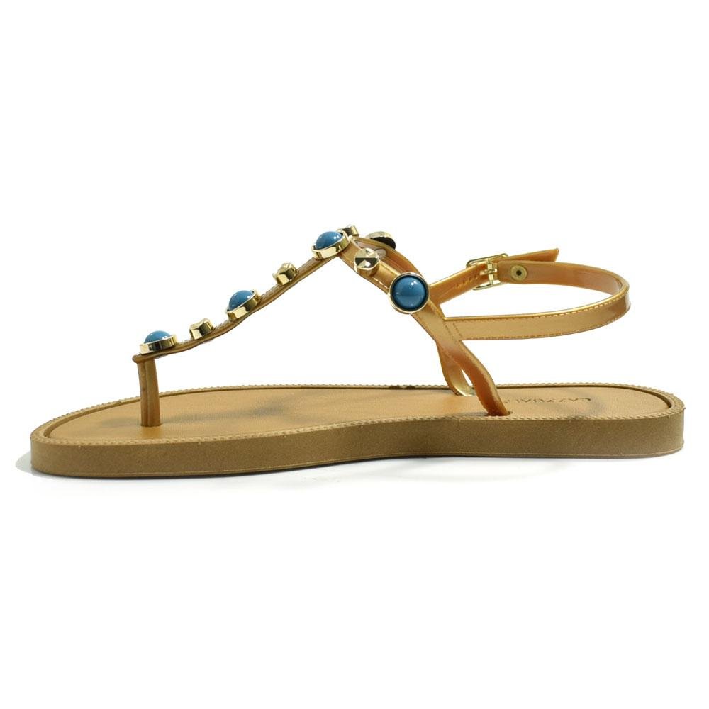 Sandália Rasteira Feminina Cazzualen SD-2103 Bege 5