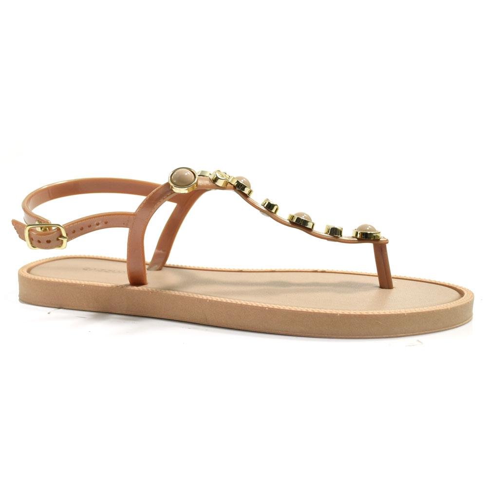 Sandália Rasteira Feminina Cazzualen SD-2103 Rosa 1