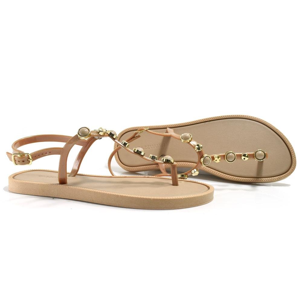 Sandália Rasteira Feminina Cazzualen SD-2103 Rosa 2