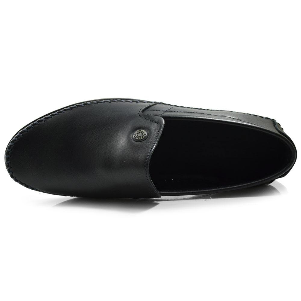 Sapatilha de Couro Masculina Free Way LOGANX-1 Preto 6