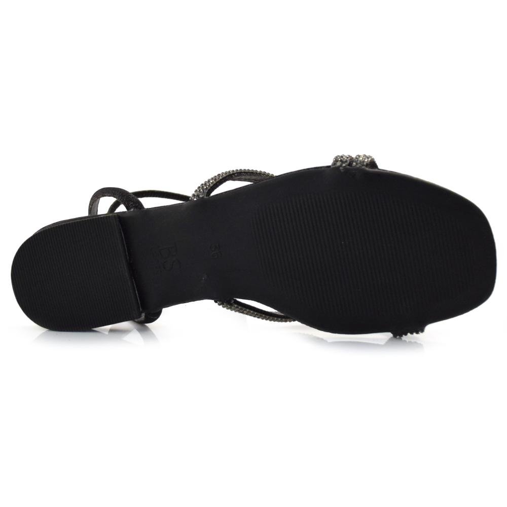 Sandália Rasteira Feminina Lacolly 28220 Preto 8