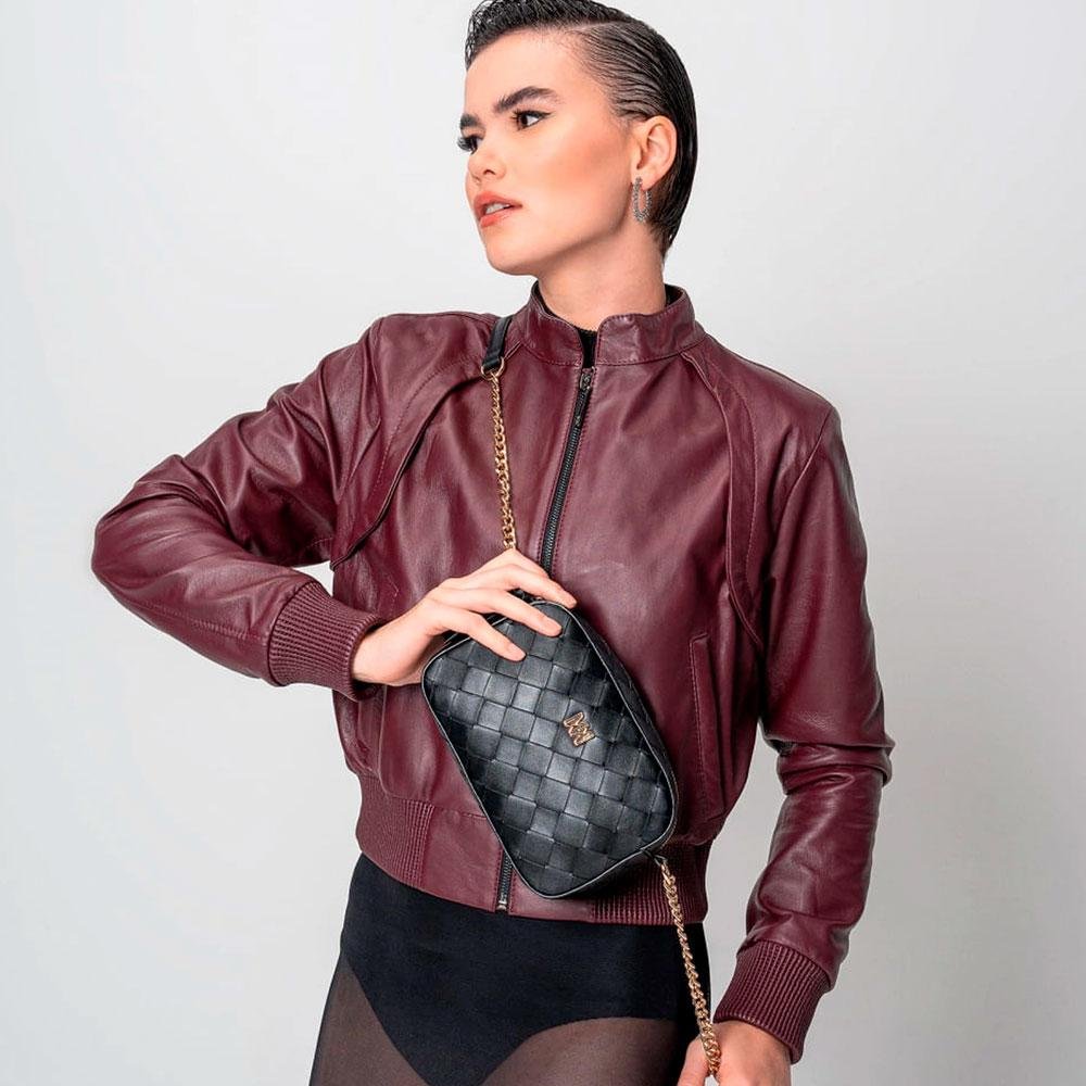 Bolsa Transversal Feminina Via Marte B2-615-01 Preto 5