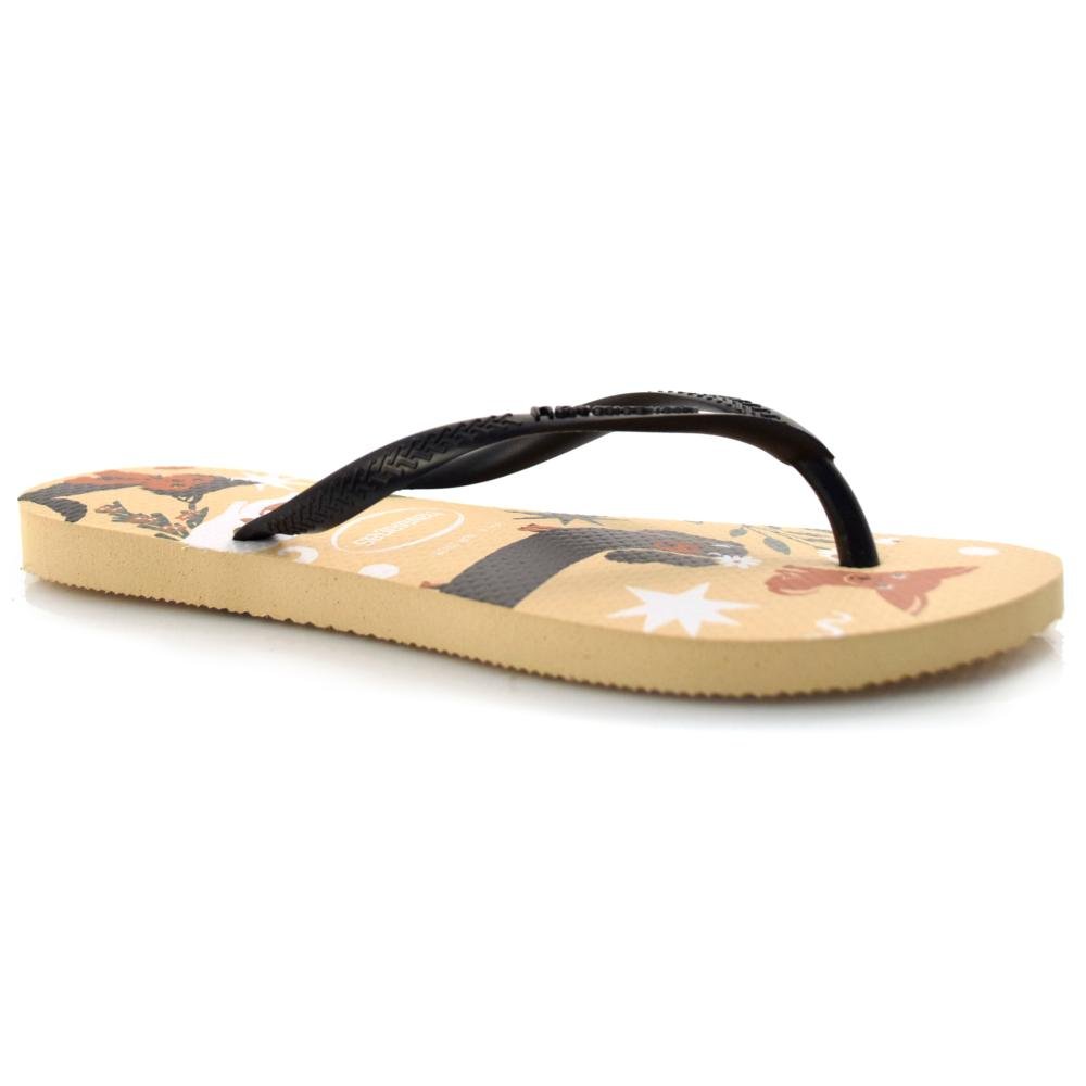 Chinelo Havaianas Slim Pets 4132567 Bege 2