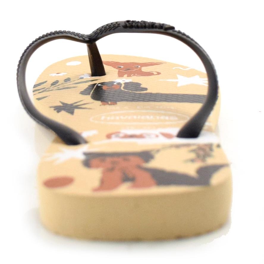 Chinelo Havaianas Slim Pets 4132567 Bege 5
