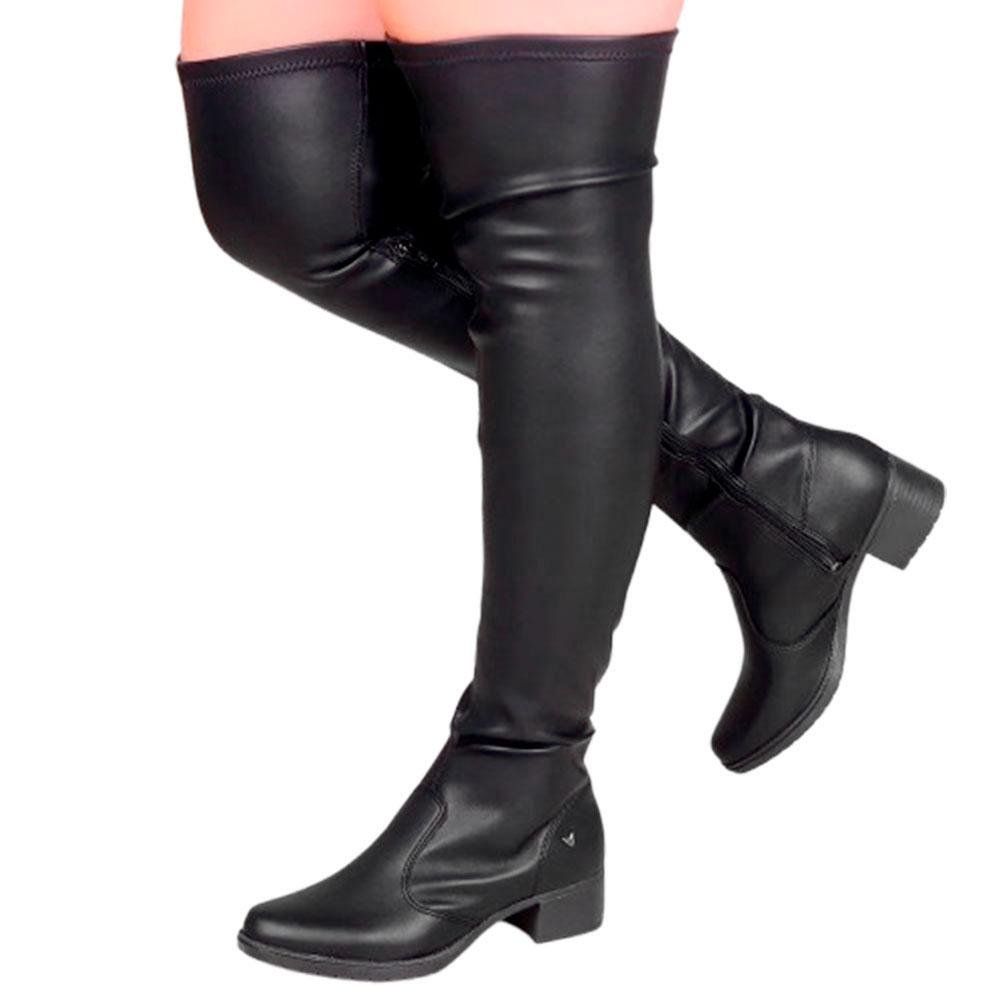 Bota Over Knee Feminina Mississipi ME124 Preto 2