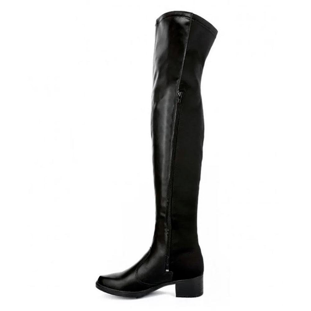 Bota Over Knee Feminina Mississipi ME124 Preto 3
