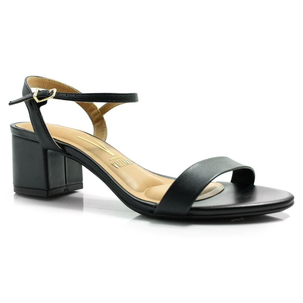Sandália de Salto Bloco Feminina Vizzano 6291.900.8389 Preto 1